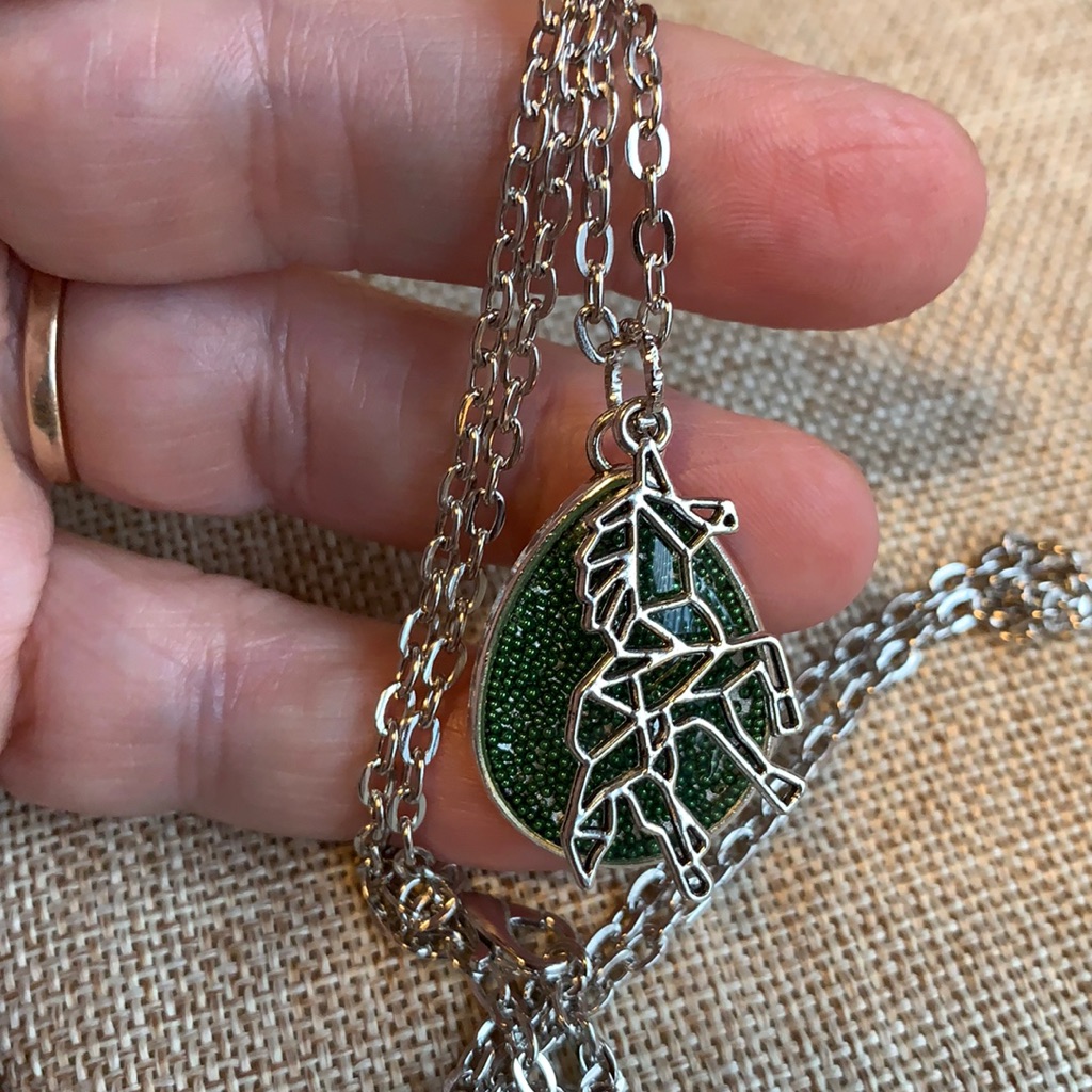 Unicorn Necklace One Of A Kind 24”